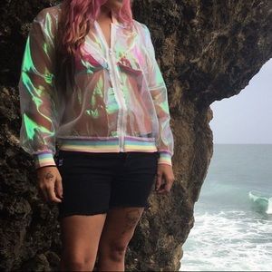 Clear jacket💕🤍